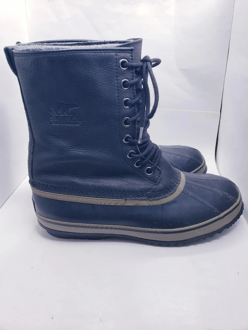 Sorel 1964 Premium T Black Waterproof  Winter Snow Duck Boots Men's Size 12